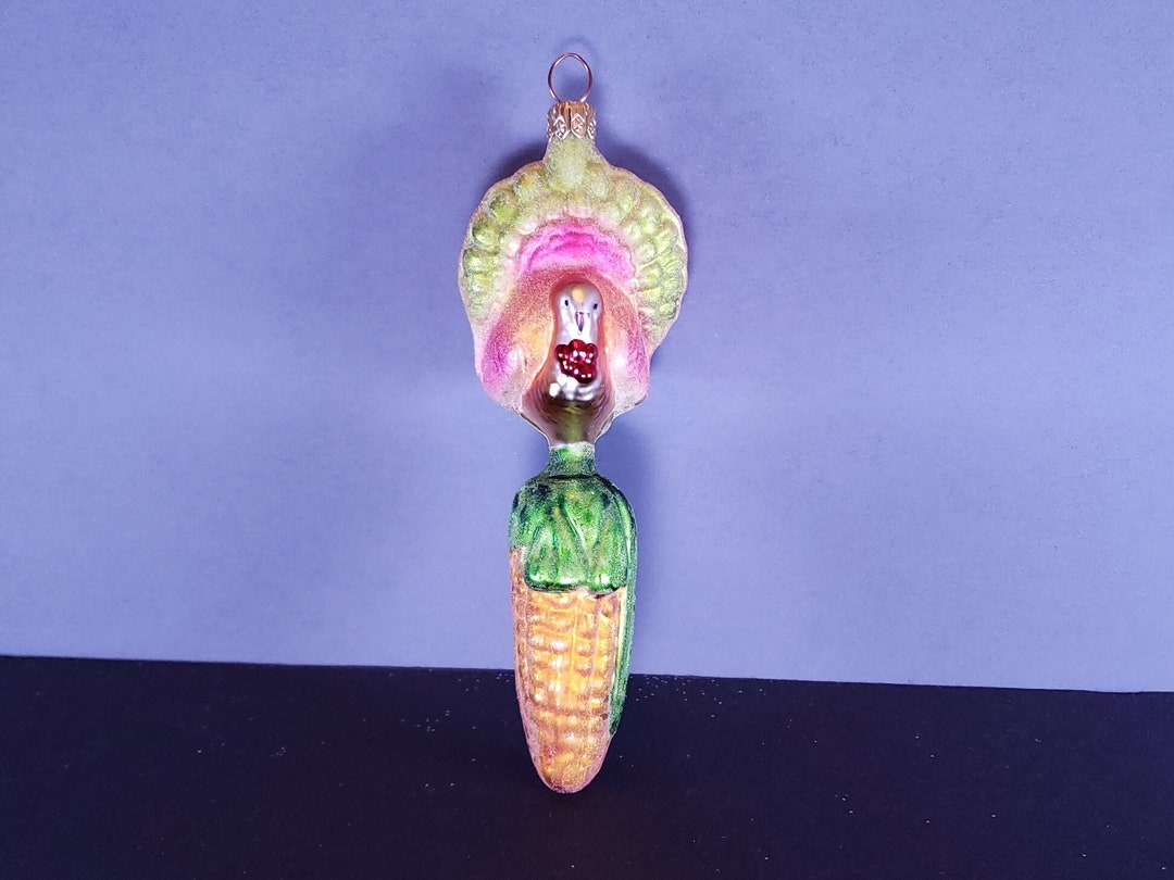 Christopher Radko corn Gobbler 1998 Handpainted Etsy