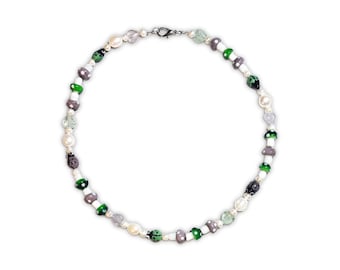Collier de perles de fée Whimsigoth, cottagecore, champignon, an 2000, goblincore