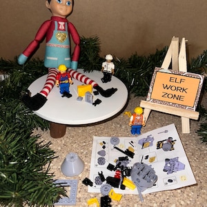 Lego de Elfo Navideño n.° 1, Accesorio diario de Elfo, Accesorio diario de Elfo Navideño, Accesorio diario de Elfo Festivo, Accesorios de Elfo