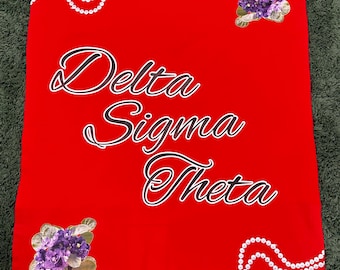 Manta para estadio Delta Sigma Theta