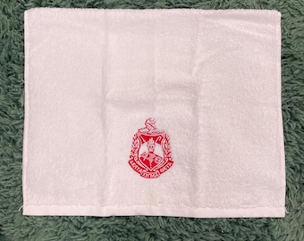 Delta Crest Hand Towel