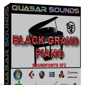 Black Grand Piano Soundfont Sf2 Music Production Sample Library for ...