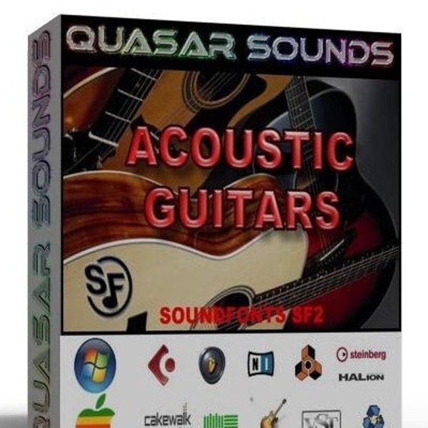 Acoustic Guitar Samples Music Production Sample Library for Audio Production Wave Samples Kontakt Logic Cubase Reason