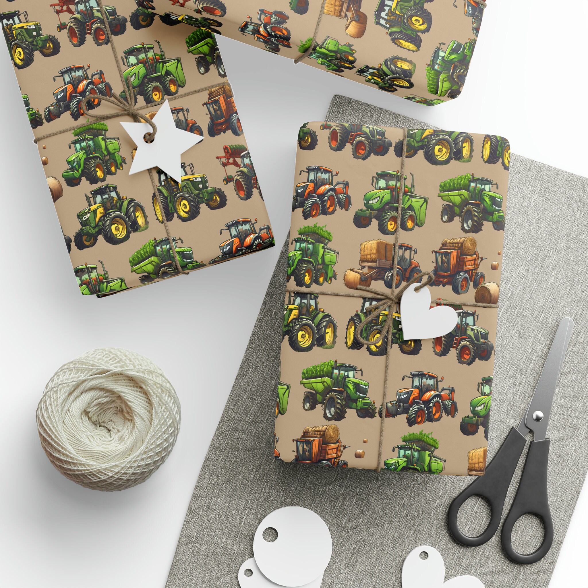 John Deere Wrapping Paper 5th Birthday 3rd Birthday 4th Birthday Boy
