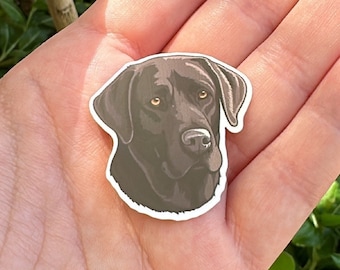 Funny Labrador Retriever Sticker: Waterproof Dog Decal