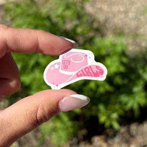 Pegatina "Vamos Chicas": Recuerdo impermeable para despedida de soltera del oeste