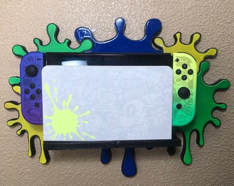 Wall Mount For Switch- Splatoon(SPLATS) Edition