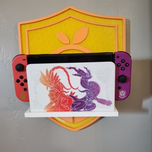 Wall Mount For Switch Dock-Pokemon Scarlet (Naranja) Edition