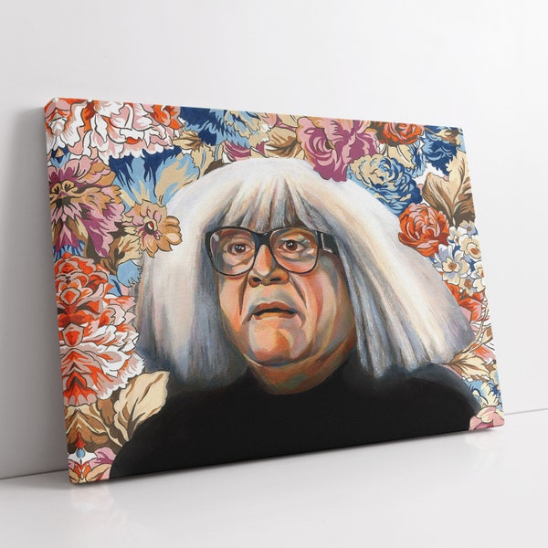 Frank - Oil Painting - Danny DeVito - Art Print - It's Always Sunny In Philadelphia - Floral Painting - Ango Gobloggian