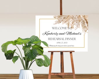 Rehearsal Dinner Sign, Rehearsal dinner Decor