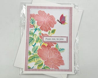 From Me, To You Handmade Large Greeting Card