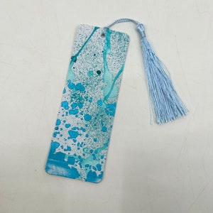 Water Splash Handmade Bookmark