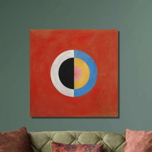 Hilma Af Klint The Swan No. 17 Art Print, Hilma Af Klint Canvas Wall Art,Fine Art Poster,Canvas Print, Canvas Poster,Home Wall Decor16