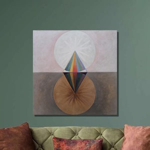 Hilma Af Klint The Swan No. 12 Art Print, Hilma Af Klint Canvas Wall Art,Fine Art Poster,Canvas Print, Canvas Poster,Home Wall Decor22