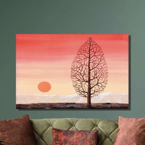 René Magritte La recherche de l'absolu Art Print, Magritte Canvas Wall Art, René Magritte Artwork, Surrealism Art, Canvas Poster, Wall Decor56