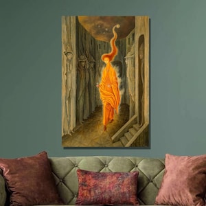 Remedios Varo The Call Art Print, Remedios Varo Canvas Wall Art,Varo Artwork, Surrealism Art,Canvas Poster & Panel,Home Wall Decor5