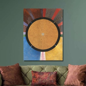 Hilma Af Klint Altarpiece No.3 Art Print, Hilma Af Klint Canvas Wall Art,Fine Art Poster,Canvas Print, Canvas Poster,Home Wall Decor9