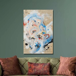 Willem de Kooning Untitled 1955 Art Print,Willem de Kooning Woman Canvas Wall Art,Abstract expressionism ,Canvas Poster, Home Wall Decor53