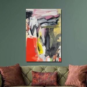 Willem de Kooning Untitled 1979 Art Print,Abstract expressionism Art,Willem de Kooning Canvas Wall Art,Canvas Poster,Home Wall Decor33