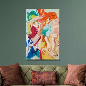 Willem de Kooning Untitled 1964 Art Print,Abstract expressionism Art,Willem de Kooning Canvas Wall Art,Abstract Canvas Poster,Home Decor16