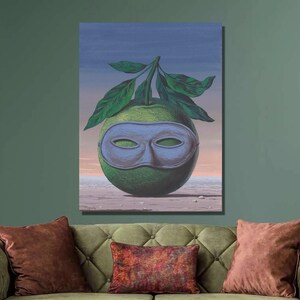 Rene Magritte Memória de uma Viagem Impressão de Arte, Rene Magritte Arte de Parede em Tela, Arte Surrealista, Impressão em Tela, Cartaz e Painel em Tela, Decoração de Parede38