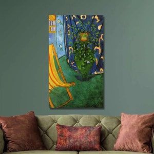 Henri Matisse Corner of the Artist's Studio Art Print,Henri Matisse Canvas Wall Art,Fauvism Art,Canvas Poster&Panel,Canvas Print,Wall Decor8