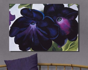 ジョージア・オキーフ - ラベンダーのアイリス | 著名なアーティストの