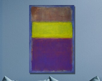 Mark Rothko No.2 (Yellow Center), 1954 Art Print,Canvas Wall Art,Rothko Art Museum Exhibition,Reproduction Art,Canvas Poster,Wall Decor47