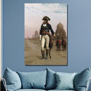 Jean Leon Gerome Napoleon in Egypt Art Print, Jean Leon Gerome Canvas Wall Art, Canvas Print, Canvas Poster, Home Wall Decor7