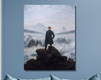 Pintura "El Caminante Sobre El Mar De Niebla", Caspar David