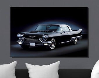 Cuadro en lienzo del Cadillac Eldorado de 1959, póster de coche clásico