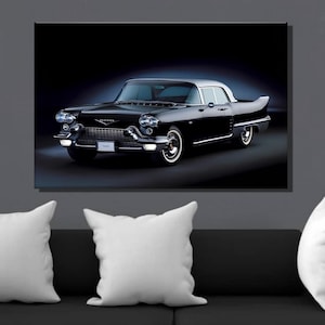 1959 Cadillac Eldorado Canvas Wall Art, Classic Car Poster
