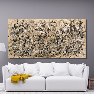 Jackson Pollock Herbst Rhythmus Kunstdruck, Jackson Pollock Leinwand Wandkunst, Abstrakt Leinwanddruck, Pollock Kunstwerk, Leinwand Poster, Wanddekor1