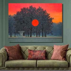 Rene Magritte The Banquet Art Print, René Magritte Canvas Wall Art,Rene Magritte Artwork,Surrealism Art,Canvas Poster & Panel,Wall Decor16