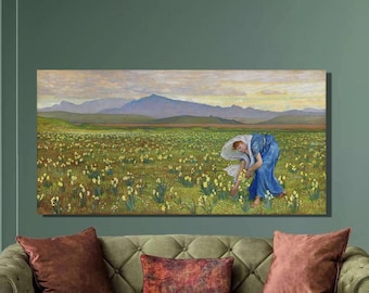 Walter Crane La Primavera Art Print: Canvas Wall Decor6