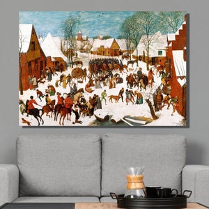 Pieter Bruegel The Massacre of the Innocents Art Print, Bruegel Canvas Wall Art, Canvas Print, Bruegel Artwork,Canvas Poster, Wall Decor16