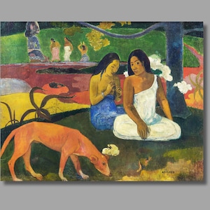 Paul Gauguin Arearea Joyfulness Art Print, Paul Gauguin Canvas Wall Art, Gauguin Poster Print, Woman Life ,Canvas Poster, Wall Decor7