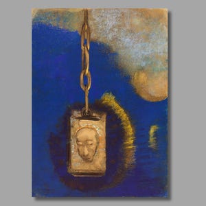 Odilon Redon The Beacon Art Print, Botanical Print, Odilon Redon Canvas Wall Art, Symbolism Art, Canvas Print, Home & Office Decor15