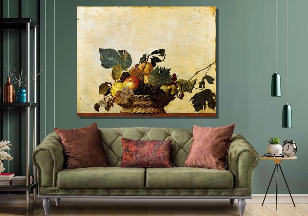 Michelangelo Caravaggio Basket of Fruit Art Print,caravaggio Painting ...