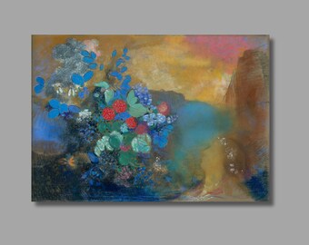 Odilon Redon Ophelia Canvas Print, Symbolism Art, Home Decor
