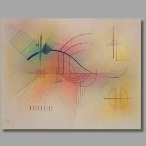 Wassily Kandinsky Linie (Line) Art Print,Kandinsky Canvas Wall Art,Canvas Print,Abstract art, Canvas Poster ,Home Wall Decor42