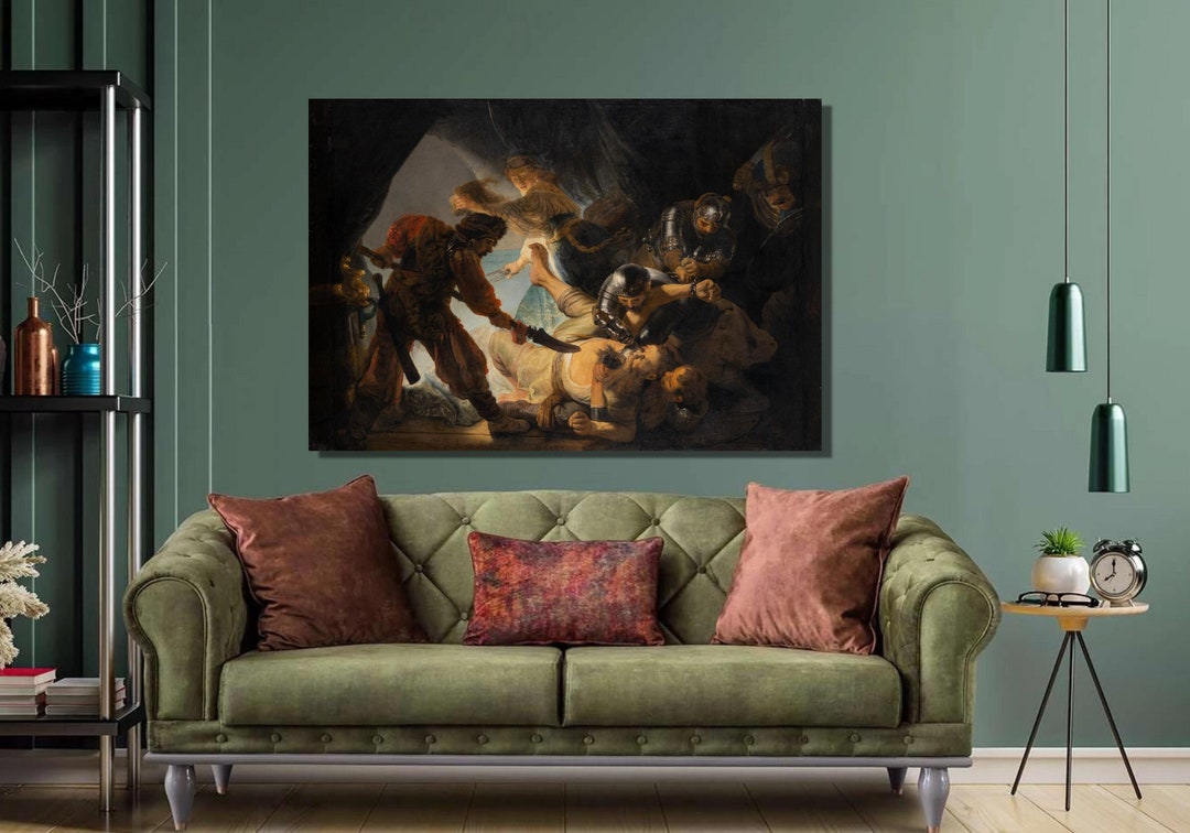 Rembrandt the Blinding of Samson Art Print,rembrandt Van Rijn Canvas