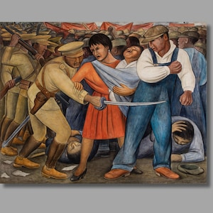 Diego Rivera Artwork Prints, Diego Rivera Mexican Bricklayers Painting Prints,Diego Rivera Exebition Canvas,Diego Rivera Exhibition Prints13