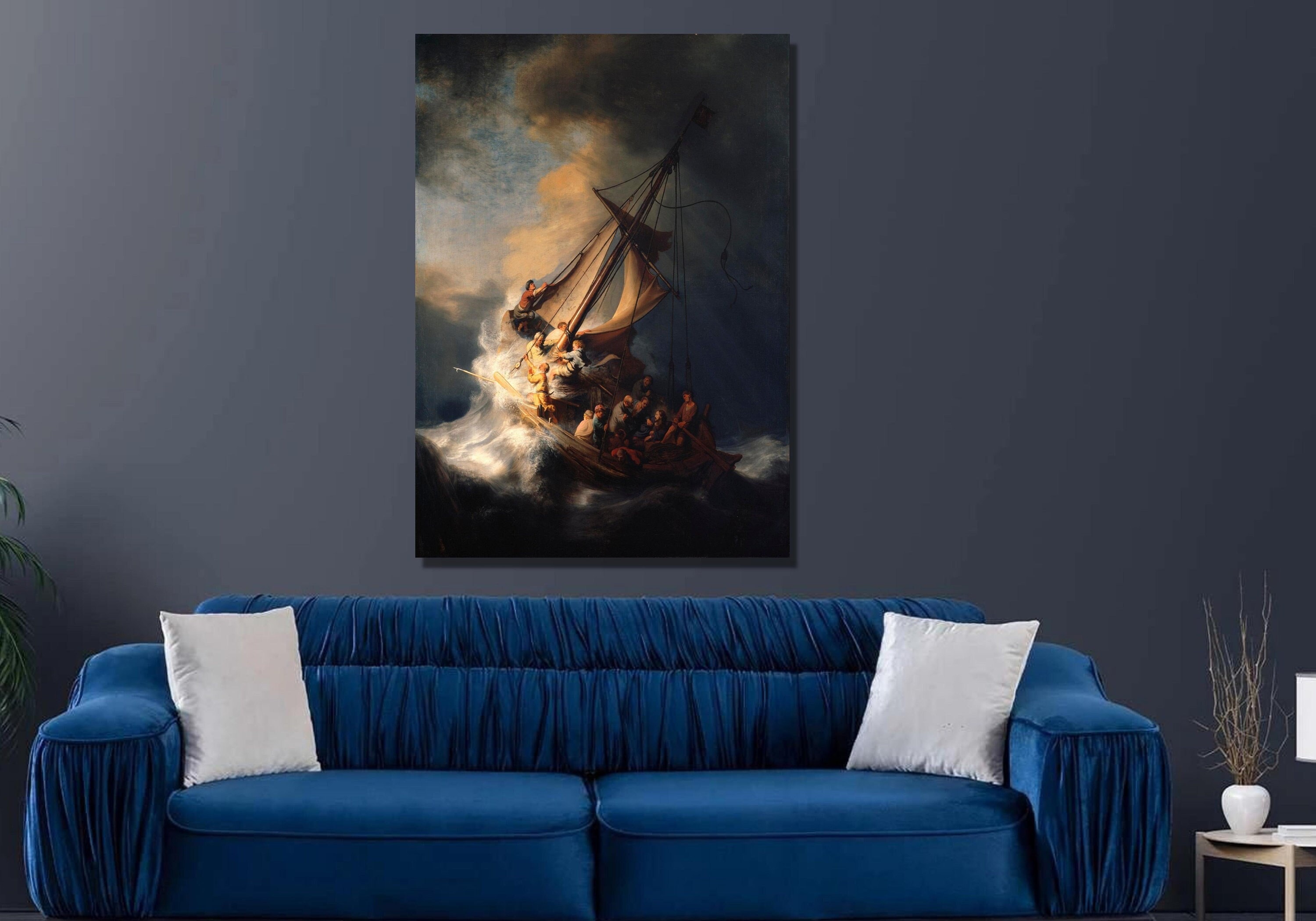 Rembrandt Christ in the Storm on the Sea of Galilee Art Print,rembrandt ...