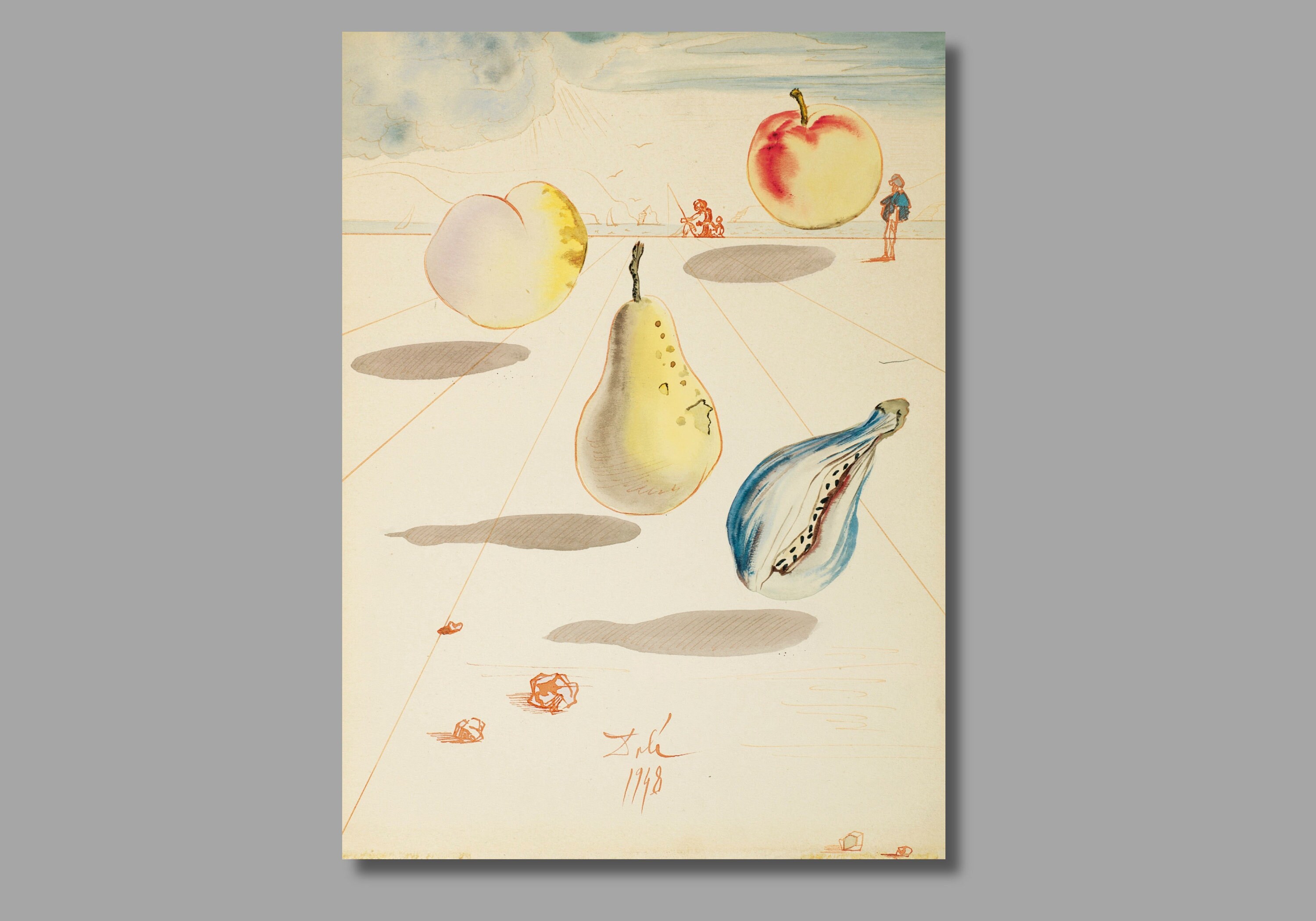 Salvador Dali Fruits Canvas Print: Surrealist Home Wall Decor - Etsy