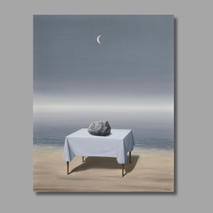 René Magritte The visible world Art Print,Rene Magritte Canvas, Rene Magrite Rolled Print,Magritte Exhibition,Surrealism Art ,Abstract art63
