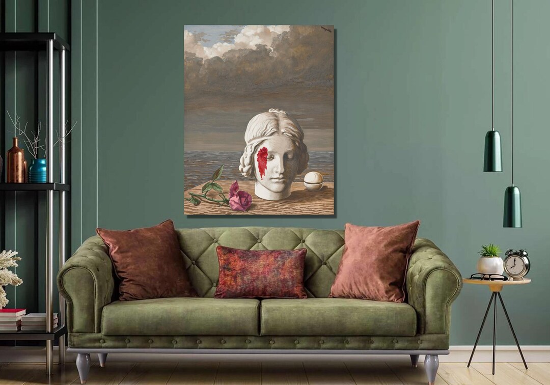 ルネ・マグリット「記憶」シュルレアリスムアートキャンバスプリント