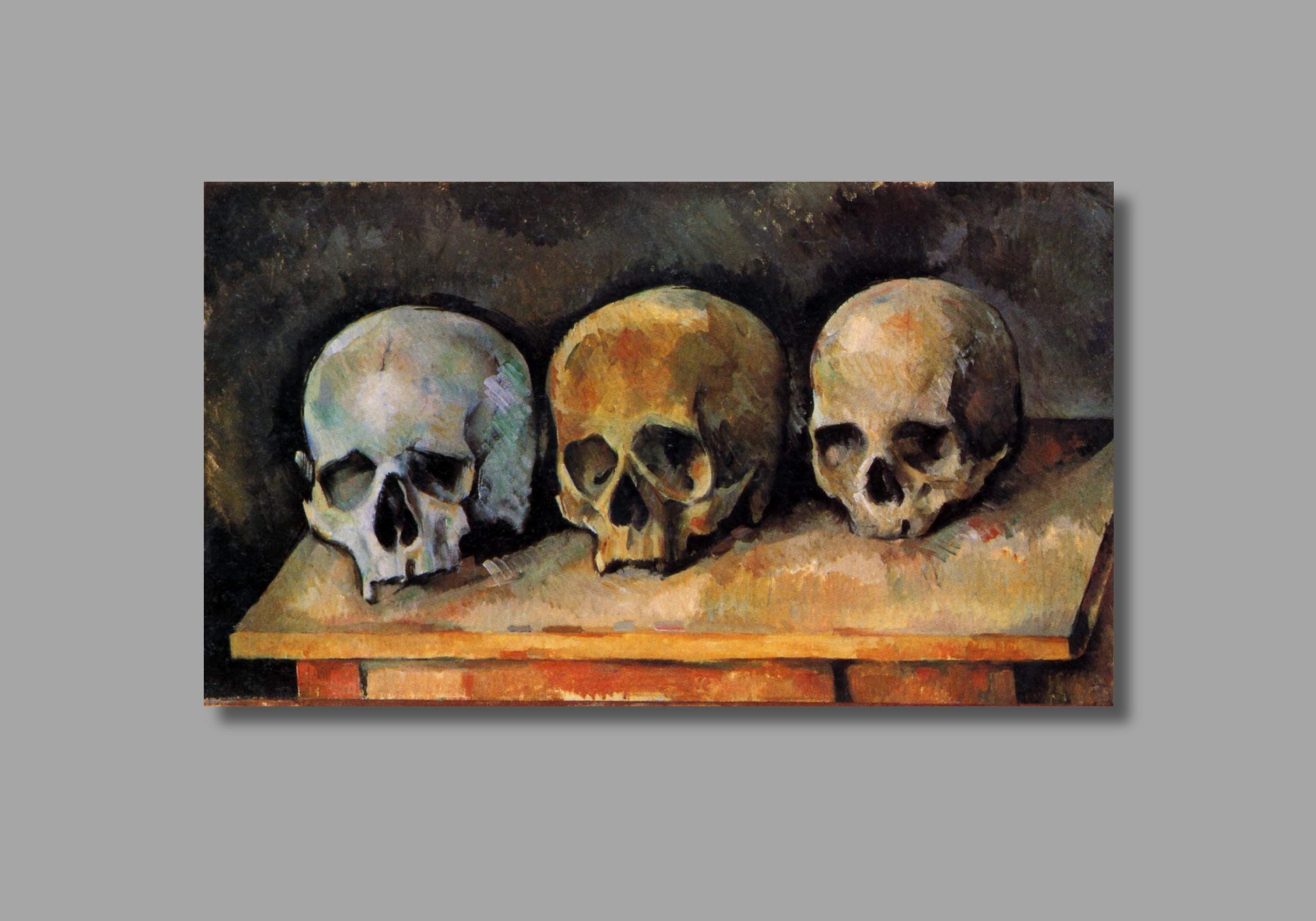 Paul Cezanne Trois Crânes (the Three Skulls) Art Print.4 - Etsy