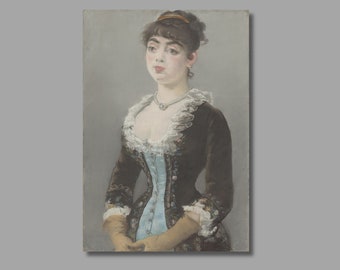 Manet Portrait of Michel Levy, Impressionism Canvas Art Print