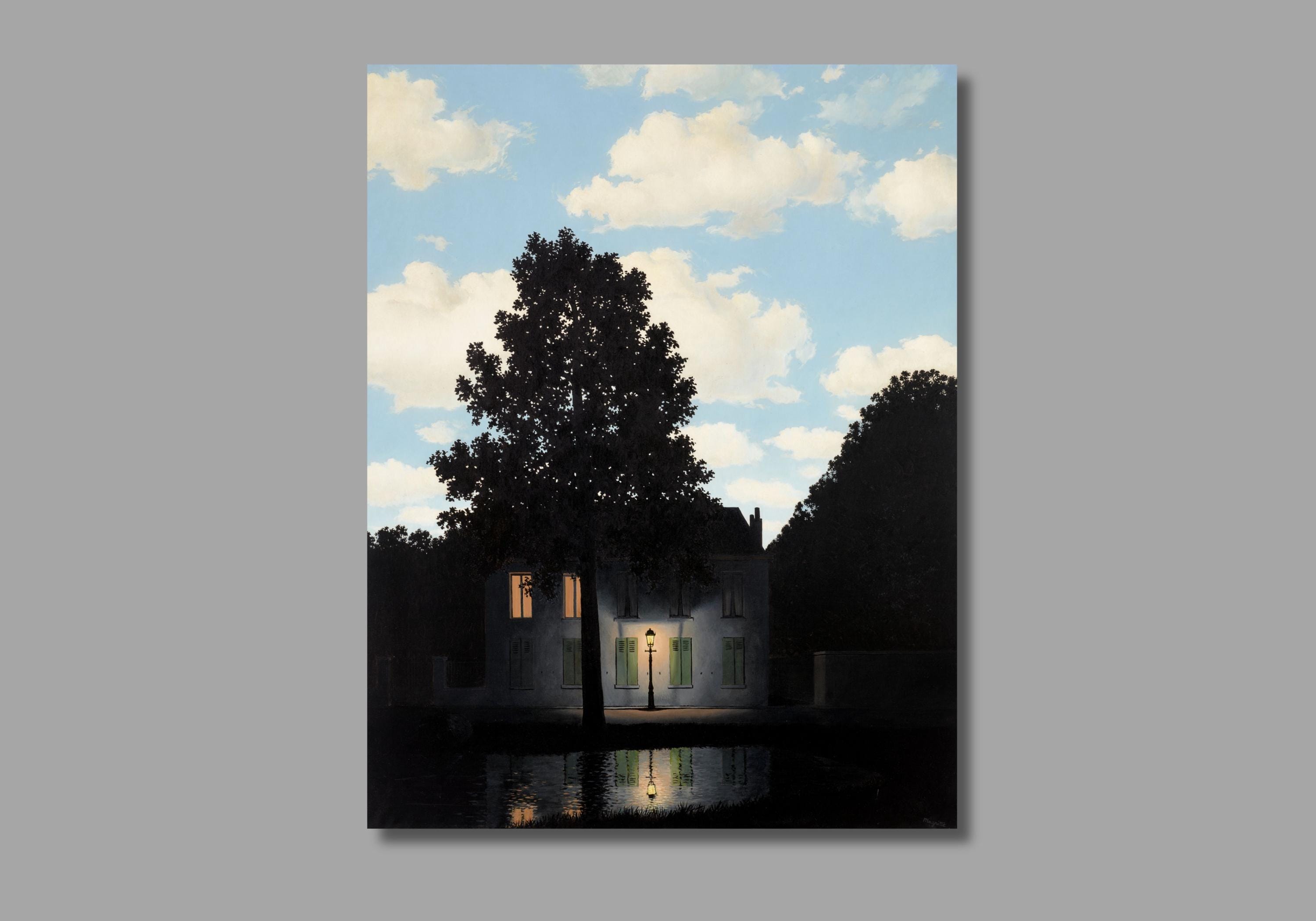 Magritte empire of light print - Etsy 日本